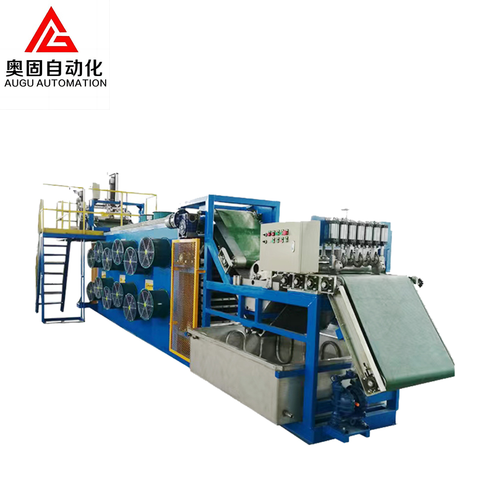 Ligne de refroidissement Augu Batch Off : un incontournable pour les usines de caoutchouc, personnalisé pour plus de commodité !